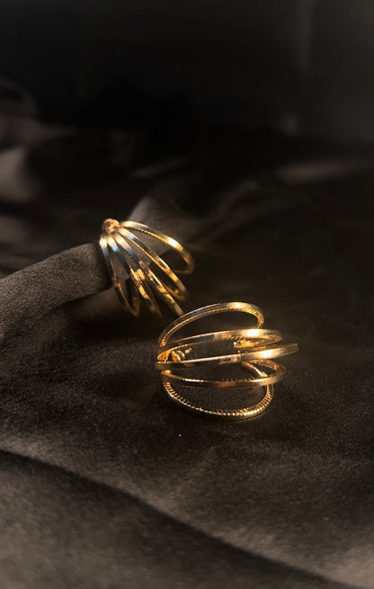 AI104 - Anti Tarnish Quintuple Hoop Earring