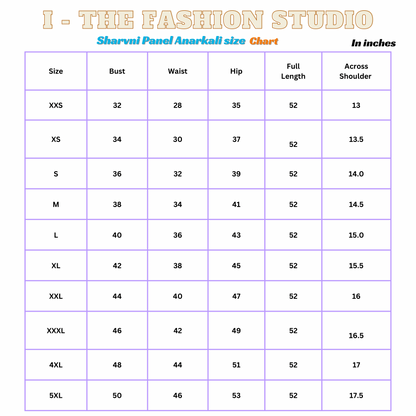 Sharvni - Panel Anarkali