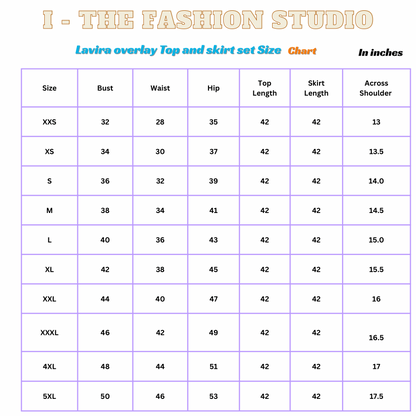 Lavira - Overlay Top And Skirt